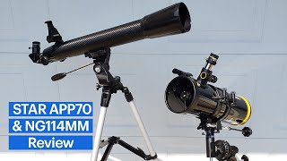 National Geographic STAR APP70 amp NG114MM Dual Telescope Review [upl. by Doowyah956]