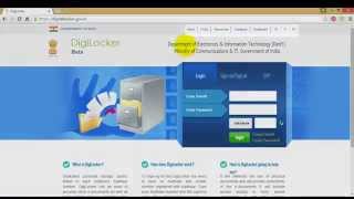 Digilocker India Portal How to Create Login Account [upl. by Ahsotan]