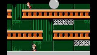 NES Longplay 128 Chip n Dale Rescue Rangers 2P [upl. by Arodoet140]