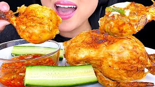 EATING AND FINISHING A WHOLE ROTISSERIE CHICKEN ASMR MUKBANG EATING SOUNDS [upl. by Asinet]