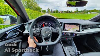 New Audi A1 Sportback SLine 2021 Test Drive Review POV [upl. by Allene]