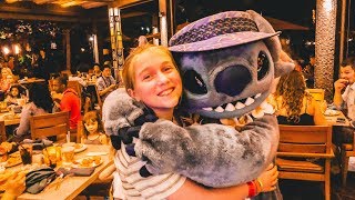 Stitch Character Dinner at Aulani [upl. by Boyes]