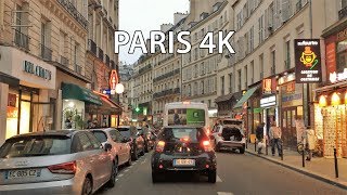 Paris Drive 4K  Sunset Drive  France [upl. by Peale363]