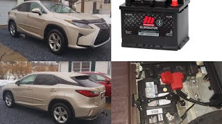 Lexus RX450h Battery Replacement Step by Step [upl. by Neelyar]