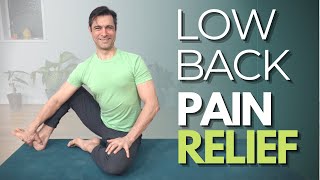 Restorative Yoga for Low Back and Sciatica Pain Relief  David O Yoga [upl. by Mcgruter]