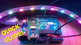 Addressable LED Strip  Arduino Tutorial [upl. by Ardnaet179]