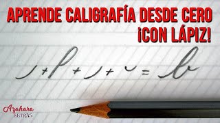 ➡️ APRENDER CALIGRAFÍA DESDE CERO  Pauta PDF [upl. by Hayifas2]