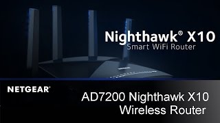 NETGEAR R9000  Nighthawk® X10 – AD7200 Smart WiFi Router Product Tour [upl. by Asiilanna]