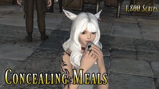 FFXIV Concealing Meals Emote [upl. by Guild489]