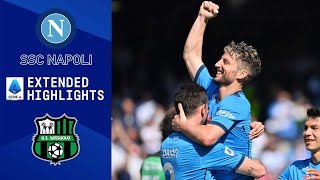 Napoli vs Sassuolo Extended Highlights  Serie A  CBS Sports Golazo [upl. by Annette]