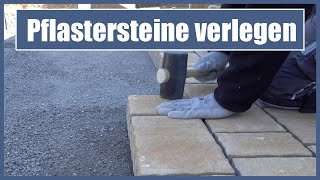 Pflastersteine verlegen [upl. by Ledarf]