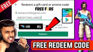 Free Fire Free Unlimited Redeem Code 2021 l How To Get Free Redeem Code No App No Paytm l Free Fire [upl. by Laureen]