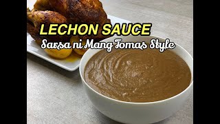 HOMEMADE LECHON SAUCE  SARSA NI MANG TOMAS STYLE [upl. by Marsha619]