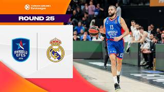 SPECTACULAR Dunks WIN the Game  Anadolu Efes – Real Madrid  BASKETBALL HIGHLIGHTS R24 202425 [upl. by Leena]