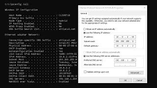 Microsoft Windows TCPIP Configuration Overview [upl. by Yelyr]