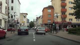 Offenbach am Main  Tour durch City Lauterborn Waldstraße Odenwaldring HD [upl. by Enybor]