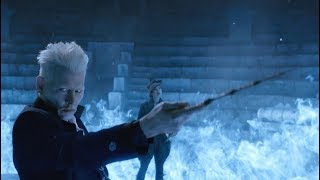 FANTASTIC BEASTS The Crimes Of Grindelwald Final Fight Scenes in 1080p HD [upl. by Enilasor]