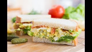 How to Make Perfect Hardboiled Eggs  Egg Salad Recipe [upl. by Prochoras856]