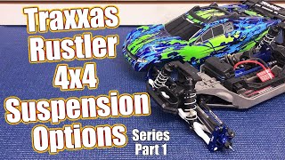 Suspension Overhaul Traxxas Rustler 4x4 VXL Full Upgrade Project Truck Part 1  RC Driver [upl. by Ociredef]