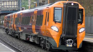 West Midlands Railway Class 196s  196005 amp 196107 At Smethwick Galton Bridge  15th March 2023 [upl. by Mihcaoj]