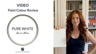 Paint Colour Review Sherwin Williams Pure White SW 7005 [upl. by Talbert]