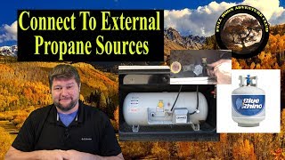 Connecting Your RV To Any External Propane Source  Sturgistay Propane Adapter [upl. by Richer110]