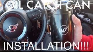 R56 Mini Cooper S Oil Catch Can Install [upl. by Ennovyhc759]