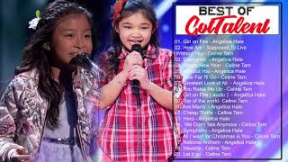 Angelica Hale amp Celine Tam  ALL Performances Americas Got Talent 2017 [upl. by Minerva]