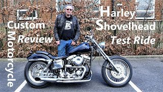 Harley Davidson Shovelhead  Review amp Test Ride [upl. by O'Brien]