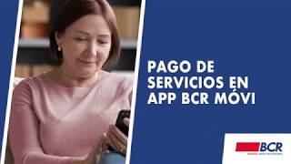 Pago de servicios en la App BCR Móvil [upl. by Einhoj732]