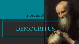 Biography of Democritus  2020 [upl. by Callan]