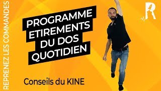 3 exercices dassouplissements pour le dos Kiné [upl. by Naig]