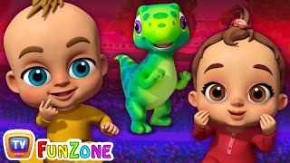 Chubby Cheeks  Baby Songs amp Dinosaur Rhymes for Kids  ChuChu TV Funzone 3D Nursery Rhymes [upl. by Ennovehc]