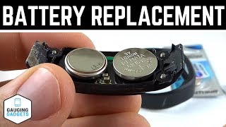 Garmin Vivofit Battery Replacement Tutorial  Vivofit How To [upl. by Carder324]