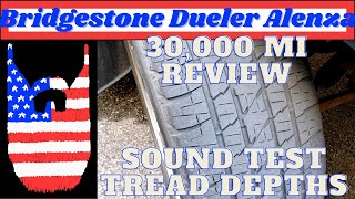 30000 Mile Review Bridgestone Dueler HL Alenza [upl. by Wan]