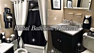 Rental Bathroom  5 INEXPENSIVE Things to do to Upgrade your Rental BATHROOM  Tips amp Hacks  2021 [upl. by Norac]