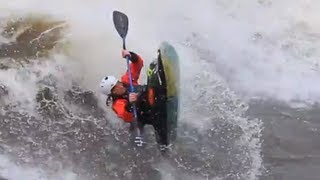 Big white water freestyle kayaking  Fresh Melt Episode 1 [upl. by Zedekiah794]