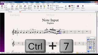 Sibelius 75 Tutorial Series No5  Triplets and Tuplets [upl. by Ludovico]