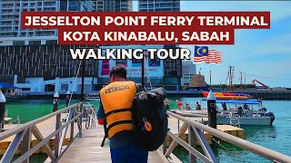 MALAYSIA Sabah Kota Kinabalu Jesselton Point Ferry Terminal Tour 2024  Nature Ambience Sounds HDR [upl. by Delanos]