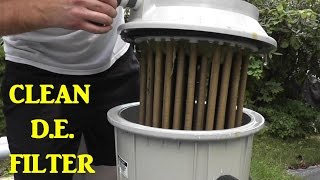 How to Clean a DE Pool Filter [upl. by Nylareg425]