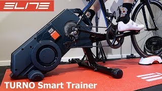 ELITE Turno Smart Fluid Trainer Unboxing Build Ride Details [upl. by Assiram632]