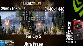 2560x1080 VS 3440x1440 Performance Comparison  GTX 1080 Ti  i7 5960X 44GHz [upl. by Lokkin]