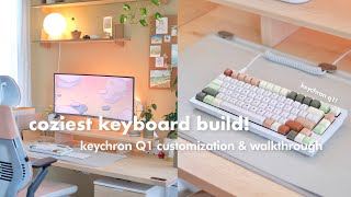 How I Built amp Fully Customized My Cozy Mechanical Keyboard [upl. by Eanil]