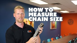 How to Measure Roller Chain Size [upl. by Lilly]