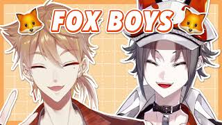 ENGJPN Fox Boys Compilation  伏見ガク Fushimi Gaku  ミスタ・リアス Mysta Rias [upl. by Catharina]