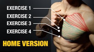 The PERFECT Home Chest Workout Sets and Reps Included [upl. by Nivaj]