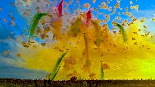 Amazing Daytime Fireworks in Italy [upl. by Nodal]