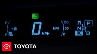 2010 Prius HowTo Instrument Panel  Toyota [upl. by Odragde876]