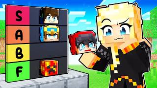 Minecraft But I Rate My YouTubers [upl. by Ecadnak]