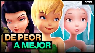 Las 7 PELICULAS de TINKERBELL de PEOR a MEJOR [upl. by Altis]